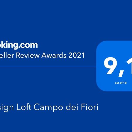 Apartmán Design Loft Campo Dei Fiori Řím Exteriér fotografie